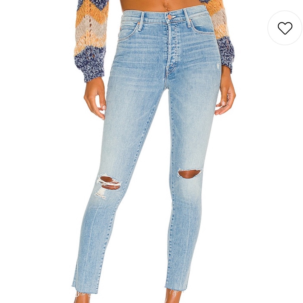 NWT MOTHER THE STUNNER ANKLE JEAN IN DREAMER SIZE 28